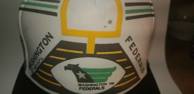 Casquette Camionneur Vintage Washington Federals - Maille - Snapback - Logo USFL Football