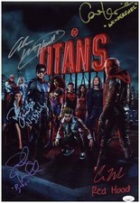 DC Titans Signed 12x18 Photo Cast Autogarphed JSA COA DC Titans Signed 12x18 Photo Cast Autogarphed JSA COA