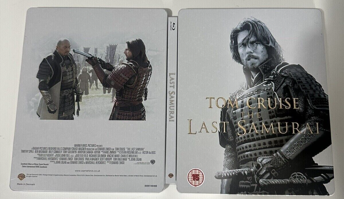 The Last Samurai STEELBOOK (Blu-ray Japan) REGION A SUPER RARE OOP