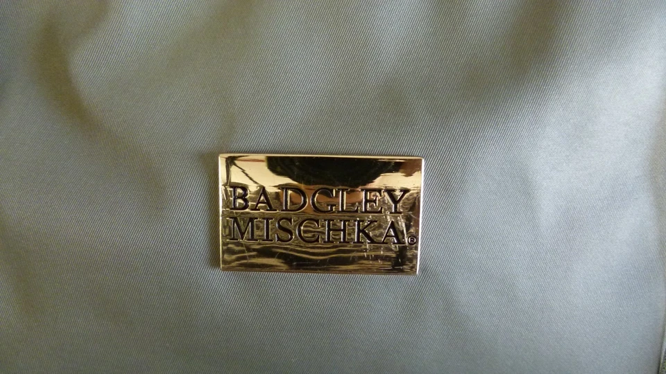 Badgley Mischka Travel Tote Weekender Bag Gray Color - Image 2 of 4