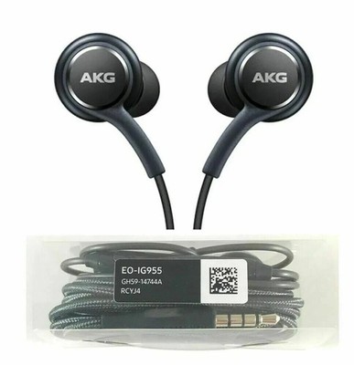Samsung AKG 3.5mm Headphones Earphones Earbuds with Mic - Genuine - BLACK