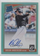 2018 Donruss Optic Rated Rookie Signatures Aqua Prizm Brian Anderson Auto nd3