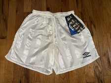 NEW WT Umbro Nylon Shorts Vintage 80 S Sprinter Shiny Satin Retro Glanz Soccer