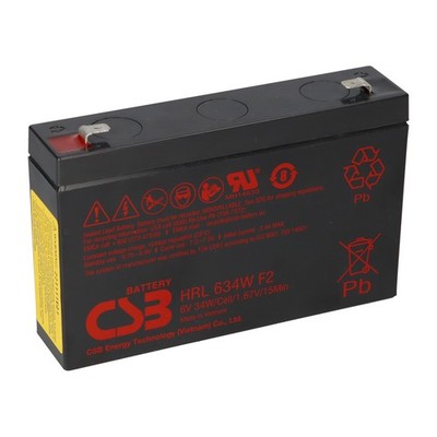 Bleiakku 6V 8,2Ah F2 kompatibel zu UP-RW0645Ch1 UP-RW0645P1 NPW45-6