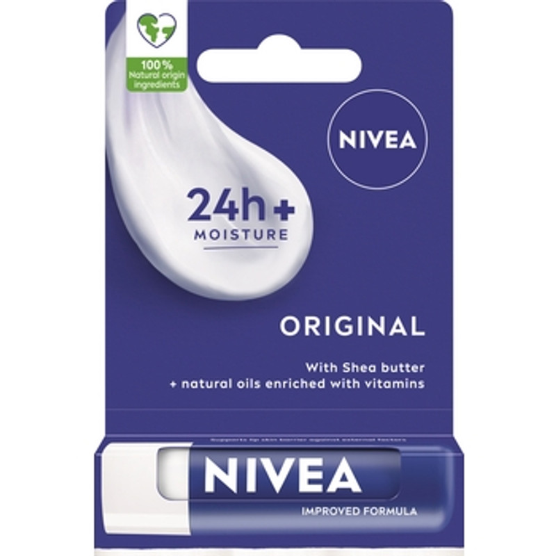 4006000156149 NIVEA Pielgnujca pomadka do ust Original Care 48 g Nivea 3990₽