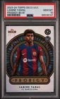 Topps 2023-24 Deco UEFA Prodigy Lamine Yamal Blue /49 Rookie PSA 10 FC Barcelona