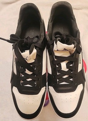 PUMA Carina Street Lux Black/White Port W  Size 10 Pre-owned 