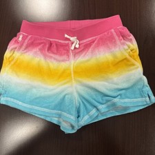 POLO RALPH LAUREN Girl's Multicolored Ombr Terry Shorts Size 8-10