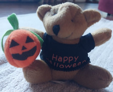 Happy Halloween Stuffed Bear