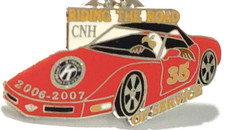 Kiwanis Inter. Div. CNH "Riding The Road Of Service" 2006-2007 Lapel Pin