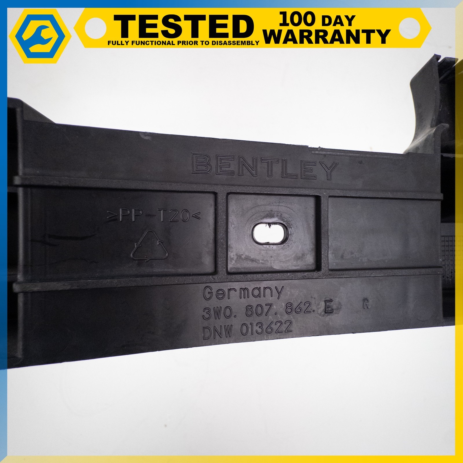 03-10 BENTLEY CONTINENTAL GT REAR RIGHT BUMPER HOLDER SUPPORT BRACKET OEM