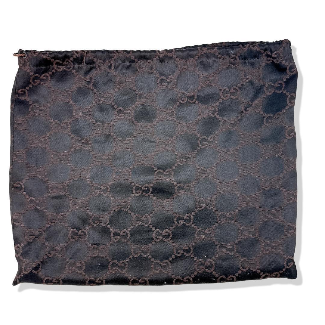 Gucci Mini Leather Handbag Black Sherry Line Authentic Women's Tote Bag thumbnail 12