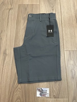 $70 New Under Armour Golf Shorts 10'' Dri-FIT Dark Grey Mens Size 34 PGA Speith