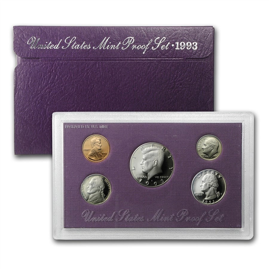 1993 U. S. Mint Proof Set with Box *JE