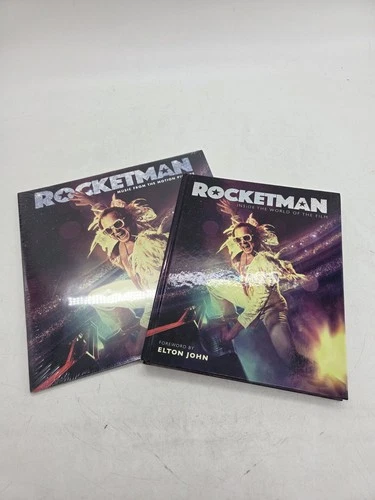 Rocketman Sealed Vinyl Elton John Music and Hardback Book on Rocketman Film