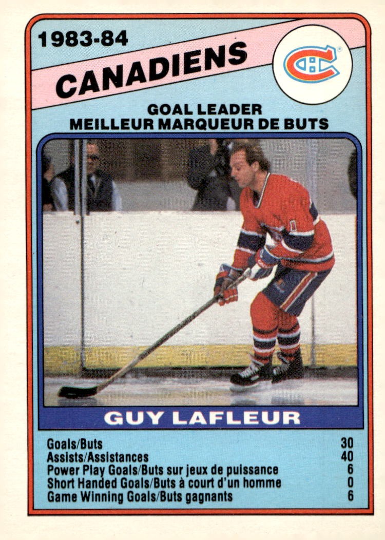 1984-85 O-Pee-Chee #360 Guy Lafleur