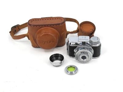 Seltene Miniatur Kamera / Spionkamera Mycro III A mit Filter & Etui um 1960-1970