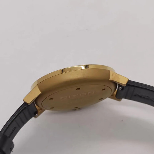NIXON THE ROLLO A945-513 Armbanduhr Uhr Gold Schwarz 50m 42mm Herren Gebraucht - Bild 7 von 13
