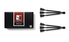 3Way PWM Fan Splitter Cables 4Pin Black 2 Pcs for PC Cooling