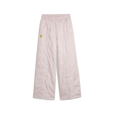 PUMA Scuderia Ferrari Premium Woven Pants Womens Pink Casual Athletic Bottoms 63