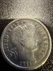 1913 Barber Dime 10C Circulated United States Coin Uncertified Collectible
