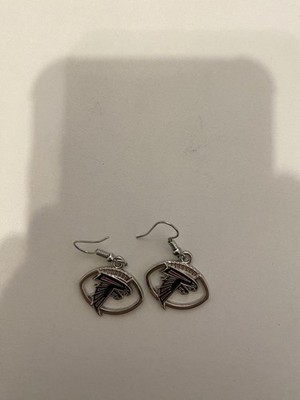 Atlanta Falcons Earrings NFL Football Logo Dangle Hook Fan Jewelry Gift