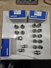 18x UPONOR UNIPIPE ÜBERGANGSSTÜCK 32 MM x 1 1/4"AG Versch. S-Press  PRESSFITTING