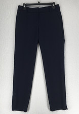 Talbots Hampshire Ankle Pant Size 4 Mid Rise Navy
