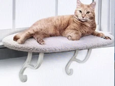 K & H Kitty Sill Cat Window Perch Bed - 14" x 24" - New in Box