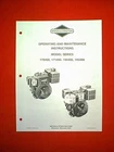 BRIGGS & STRATTON ENGINE MODELS 170400 171400 190400 195400 OWNER'S MANUAL