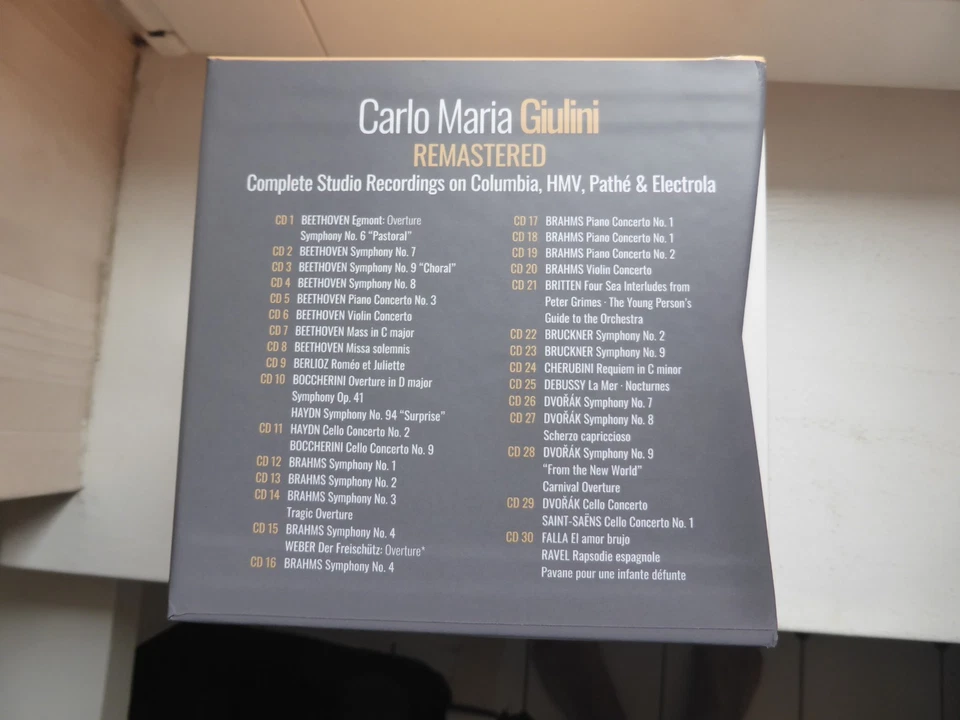 60 Cd  Carlo Maria Giulini Complete Studio Recordings EMI - Bild 2 von 2