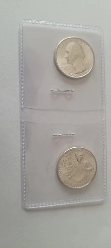 2 1976 S 40% Silver Washington Bicentennial Quarters US Mint GEM BU