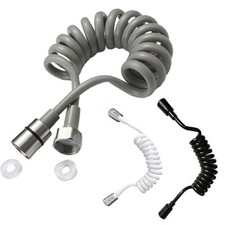 Flexible Bidet Shower Hose for Bathrooms Retractable and Springy 2m Long