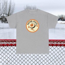 Peter Puck NHL Unisex Heavy Cotton T-Shirt