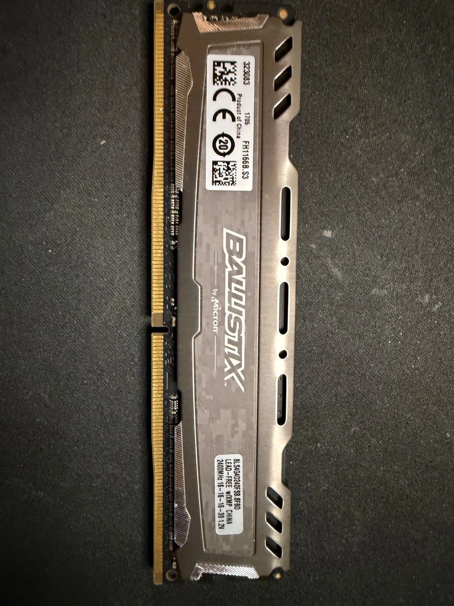 Ballistix PC4-19200 (DDR4-2400) Bus Speed Computer RAM 4 GB