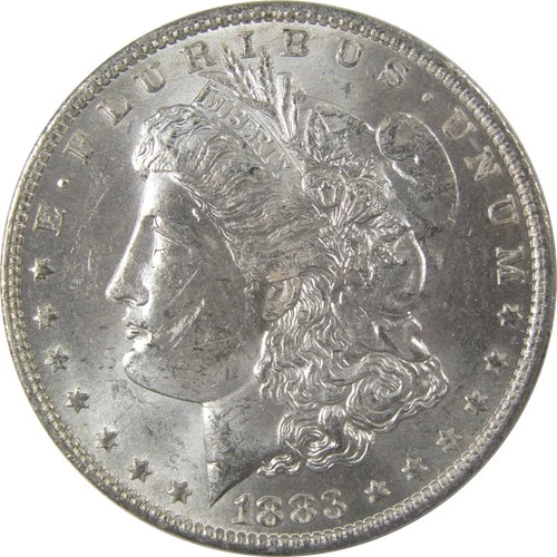 1883 O Morgan Silver Dollar Uncirculated Mint State Toned SKU:I24874
