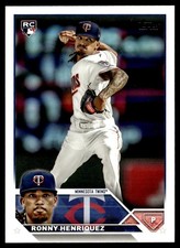 2023 Topps Ronny Henriquez Rookie Minnesota Twins #372