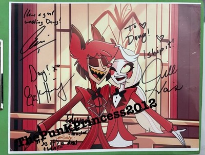Hazbin Hotel Signed VAs x4: Charlie/Alastor (Pilot & A24 Amazon