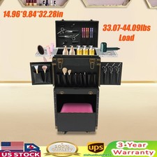 Movable Hairdressing Tool Box Barber Case Hairdressing Storage Box with Locks