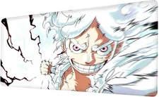 Luffy Gear 5 Gaming Mouse Pad Large 31.5x15.7 inch Anime One Piece