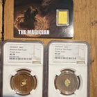 Fractional Gold Lot: 2 NGC Bald Eagle 1/500oz .9999 MS70 + 1/1000oz in assay