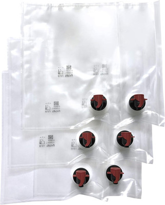 6-Pack Wine Purse Refill Bags - 3 Liter BIB Bags for Du-Vino, Menu Baggy, Tippli