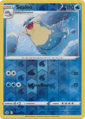 Sealeo - 038/198 - Uncommon - Reverse Holo - Moderately Played