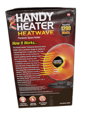 #ad #ad HANDY HEATER 1200 Watt Electric Oscillating Ceramic Parabolic Space Heater $64.99