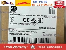 1PCS Allen Bradley 2080-MEMBAK-RTC Memory Module With RTC Plug-In Factory Sealed