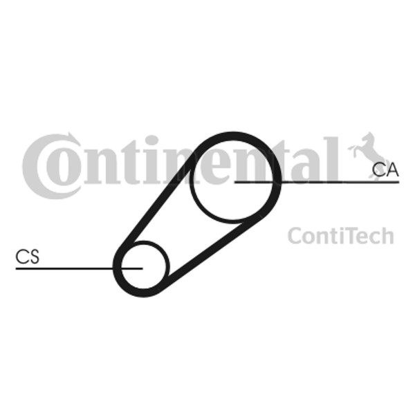 Zahnriemen Continental Ctam CT648 FüR FSO Fiat Seat Ritmo Fura Ronda 124 242 131-image