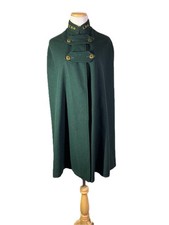 Vintage TENN L.P.N. Wool Cloak Dark Green Standardized Standard Apparel Company