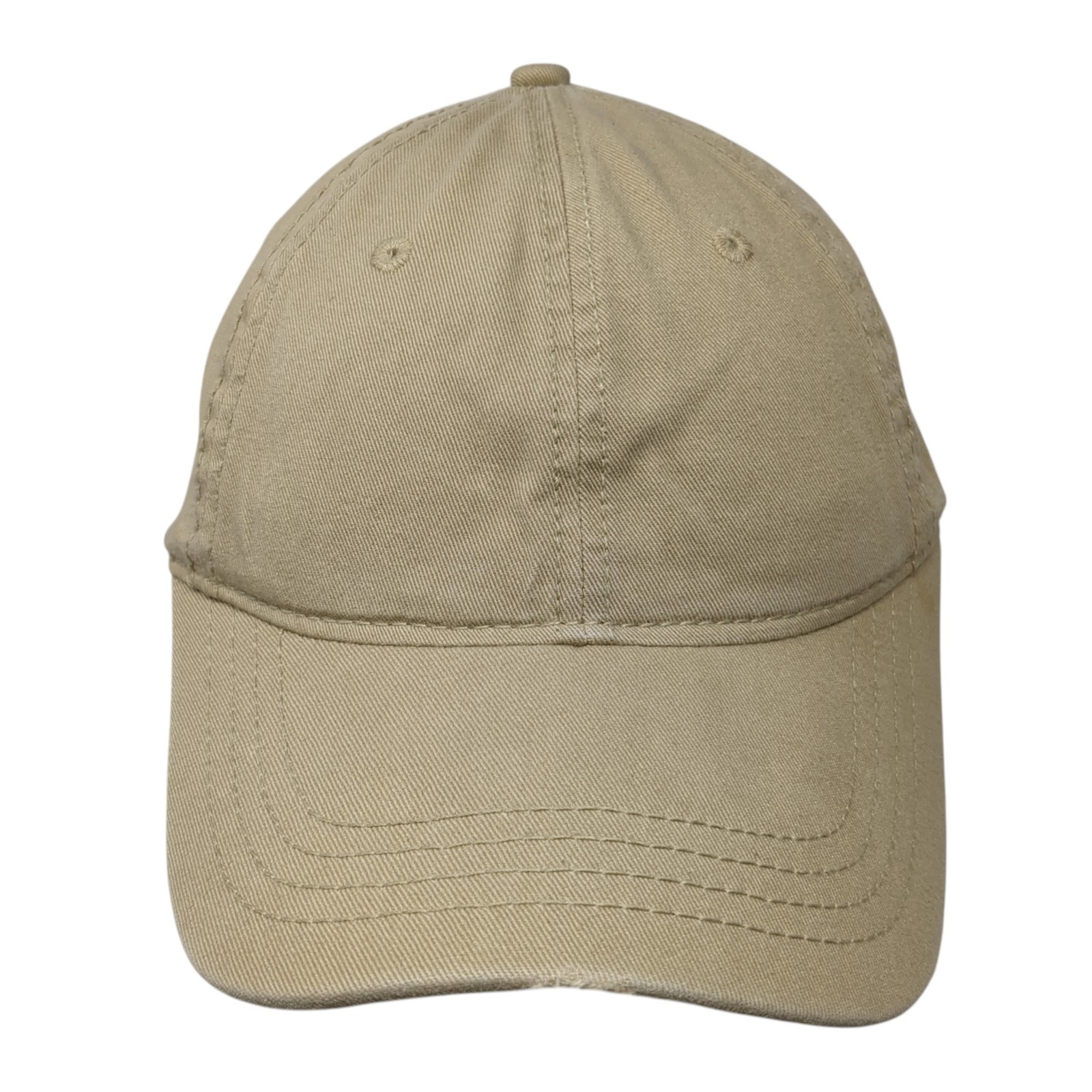 Unbranded Slideback Hat Beige Solid One Size Adju… - image 1