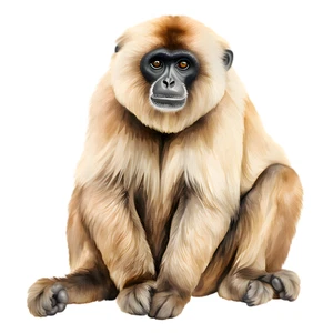 Monkey Ape Animal Jungle Self Adhesive Vinyl Sticker