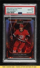 2021 O-Pee-Chee Platinum Hot Magma /499 Martin Necas #79 PSA 10 GEM MT READ 1a15